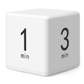 Productivity Visual Timer 1/3/5/10 Minutes Preset, Desk Portable Rotating Multi