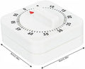 60-Minute Mechanical Wind-Up Cooking Clock With Loud Alarm - No Batteries Requir