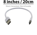 Tech 10 Inches (2Xpack) Usb Type-C Cable Samsung S21 Fe Also Fast Quick Charges