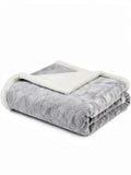Madison Park Elma Oversized Textured Plush Throw