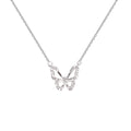 Butterfly Necklace - Rhinestone Pendant Necklaces for Women Butterflies Charm Je