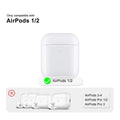 Airpods Case Clear, Transparent Silicone Cute Girly Airpods 1St 2Nd Generation C