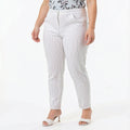Nine West Lily Multi Stripe Plus Size Pinstripe Skinny Pants, 18W