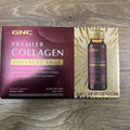 GNC Premier Collagen Advanced Shot 10 Bottles 13000mg Mixed Berry Drink