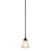 Progress Lighting Renovations Collection Mini-Pendant w/ Etched Glass