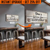 Upgrade Your 'Garage Bar' (Style 1) Canvas To 24x48 Inches