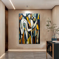 Abstract Human Connection Wall Art