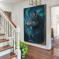 Wolf Double Exposure Wall Art IV