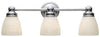 World Imports Lighting 8028-08 Troyes 3-Light Bath Light, Chrome