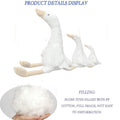 Swan Stuffed Animal,Goose Plush White Stuffed Animal Toy Gifts for Kids