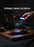 Read Meat Thermometer 0.5s — Auto-Rotate LCD, IP67 Waterproof, ±0.5°F Accuracy f