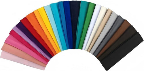 Pack Headbands for Women 25 Colors Head Bands for Women's Hair, Non Slip Stretch