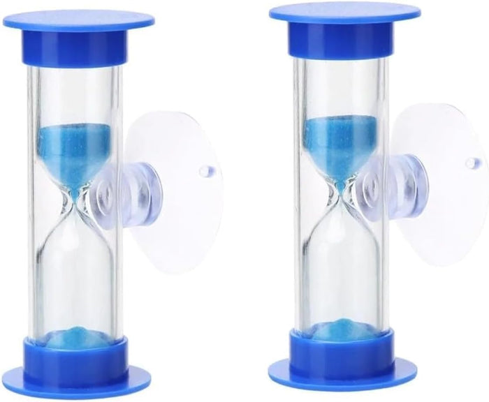 2-Minute Sand Timer With Suction Cup,Hourglass Toothbrush Timer For Kids, Classr