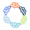6 Pack Finger Strengthener - 3 Resistance Levels Silicone Exerciser - Hand Grip