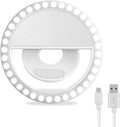 Selfie Ring Light For Iphone And Android, Portable Ring Light With 3 Light Level