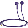 Wired In-Ear Earbuds with Microphone and Slide Volume Control - Universal 3.5mm Headphones