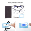 Square Blue Light Blocking Glasses - Clear Computer & Gaming Glasses for