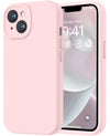 Designed For Iphone 14 Case, Premium Silicone With [Soft Anti-Scratch Microfiber