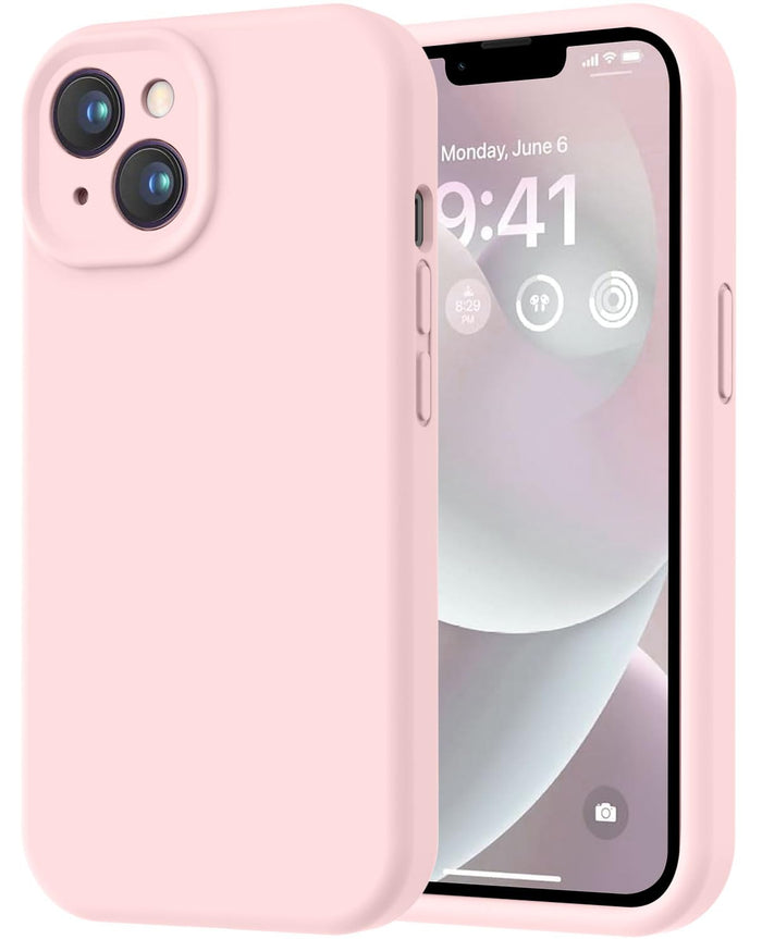 Designed For Iphone 14 Case, Premium Silicone With [Soft Anti-Scratch Microfiber