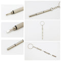 Pack Eyeglass Screwdriver Keychain Mini 3in1 Flat Phillips Hex Portable Glass