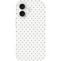 Iphone 17 Case Cute Polka Dot Aesthetic Design Simple Cover 6.3", Thin Slim Anti