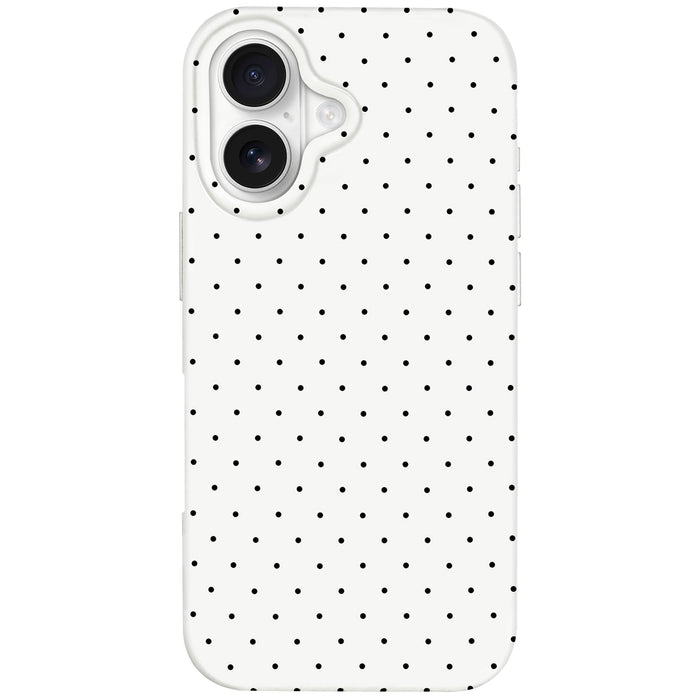 Iphone 17 Case Cute Polka Dot Aesthetic Design Simple Cover 6.3", Thin Slim Anti