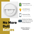 Light Rechargeable, Clip-On Rechargeable Led Light With 3 Adjustable Brightness