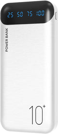 Portable Charger Slim External Battery Pack With 2 Usb 2.4A Outputs And