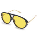 Sunglasses for Women Retro Oversized Round Shades Trendy Shield Sun Glas