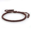 BLING Handmade Tibetan String Bracelet Adjustable Woven Rope Knot Buddhist Kabba