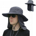 Hat Bucket Hats for Men Women,Outdoor Wide Brim Fishing Hat with Detachable Face