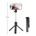 Stick Tripod 28" — Extendable Phone Tripod with 360° Rotation Holder for Travel,