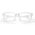 Light Blocking Glasses Square with Anti Computer Glare for Gaming Women and