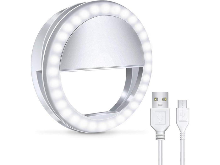 Light For Iphone, Android, Tablet - Rechargeable Clip-On 3 Light Levels