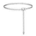 Belt for Women Waist Size 32-37", Metal Waist Chains Belt Adjustable Chain