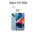 for iPhone 14 Case, Red Silicone TPU Rubber Back Cover Case Compatible for iPhon