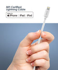 Charger For Iphone And Ipad, Usb C And Usb Dual Wall Charger Set With Type-C Lig