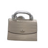 Kate Spade Darcy Croco Embossed Leather Top Handle Satchel, Beige