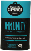 BIXBI Organic Pet Superfood Daily Dog & Cat Supplement, Immunity, 60 Grams