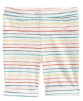 Epic Threads Toddler Girls Rainbow Striped Bermuda Shorts, Size 2T