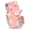 iPhone XR Phone Case for Women – Fashion Flower Pattern Design | Slim Soft TPU Shockproof Protective Cover