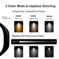 Rechargeable Neck Reading Light， Suitable for Reading Books with 3 Color Tempera