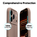 Iphone 17 Pro Phone Case Liquid Silicone, Thin Ultra Slim Minimalist Phone Cover