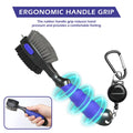 2 Pack Golf Club Brushes and Groove Cleaner 2 ft Retractable Zipline Carabiner O