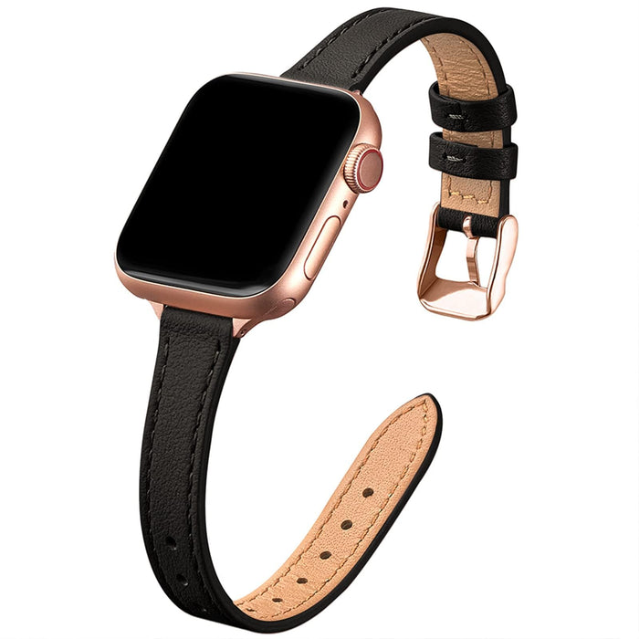 Leather Bands Compatible with Apple Watch Band 38mm 40mm 41mm 42mm(Series 1