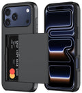 17 Pro Case Wallet,Built-In Card Holder, Heavy Duty Protective Dual Layer Shockp