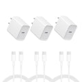16 15 Charger: Fast Charging - Usb C Charger - I Phone 17 16 Charging With 3 Pac