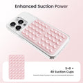Double-Sided Suction Cup Phone Case Detachable Mount, Sticky Phone Grip With Hig