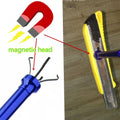 Four-Claw Magnetic gripping Tool,Claw Magnetic Pick-up Tool, Light Stainless Ste