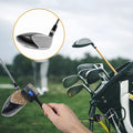 2 Pack Golf Club Brushes and Groove Cleaner 2 ft Retractable Zipline Carabiner O